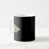 Mug Camouflage Pan Poisson Silhouette Camo numérique C (Devant gauche)