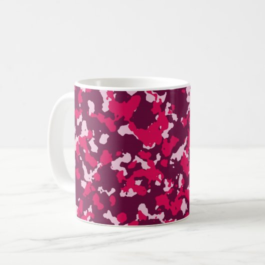 Mug Camouflage rose (Devant gauche)