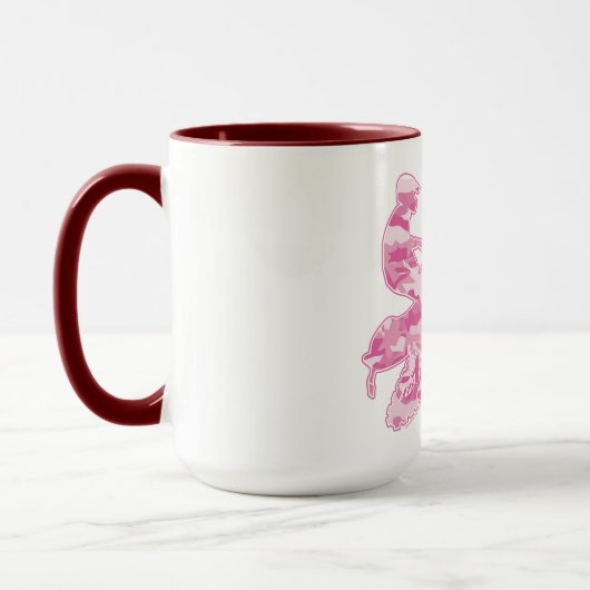 Mug Camouflage rose motoneige (Gauche)