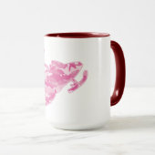 Mug Camouflage rose motoneige (Devant droit)