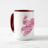 Mug Camouflage rose motoneige (Devant gauche)