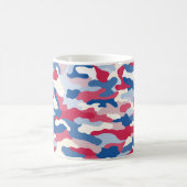 Mug Camouflage rouge blanc et bleu (Centre)