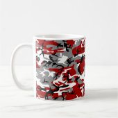 Mug Camouflage rouge et gris, Militaire, Armée (Gauche)