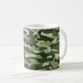 Mug Camouflage vert (Devant droit)