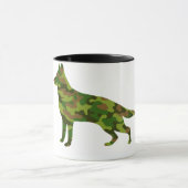 Mug Camouflage vert de l'armée allemande Shepard (Centre)