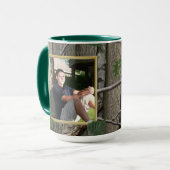 Mug Camouflage Woodland Photo (Devant gauche)