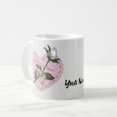 Mug Camouflure de Rose de mine bien-aimée (Devant gauche)