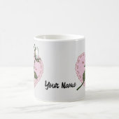 Mug Camouflure de Rose de mine bien-aimée (Centre)