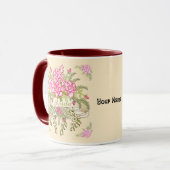 Mug Camouflure mariage de mariée rose (Devant gauche)