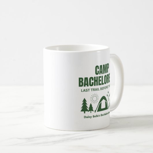Mug Camp Bachelorette Green (Devant droit)