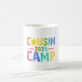 Mug Camp Cousin 2025 Camping Campfire Vacances d'été (Centre)