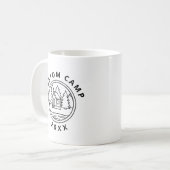 Mug Camp de jeunes d'été cabine sur l'île (Devant gauche)