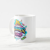 Mug Camp d'été - Camp d'été coloré (Devant gauche)