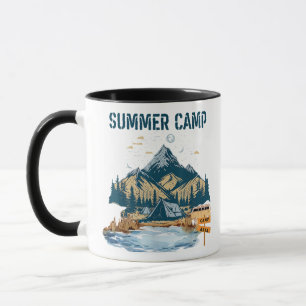 Mug Camp d'été de conception simple