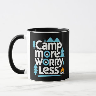 Mug Camp More Worry Less, camp d'été