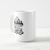 Mug Camp Plus S'Inquiéter Moins (Devant gauche)