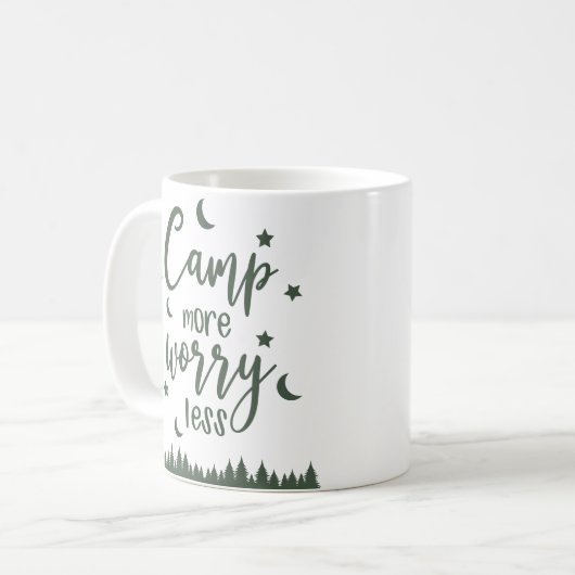Mug Camp Plus S'Inquiéter Moins (Devant gauche)