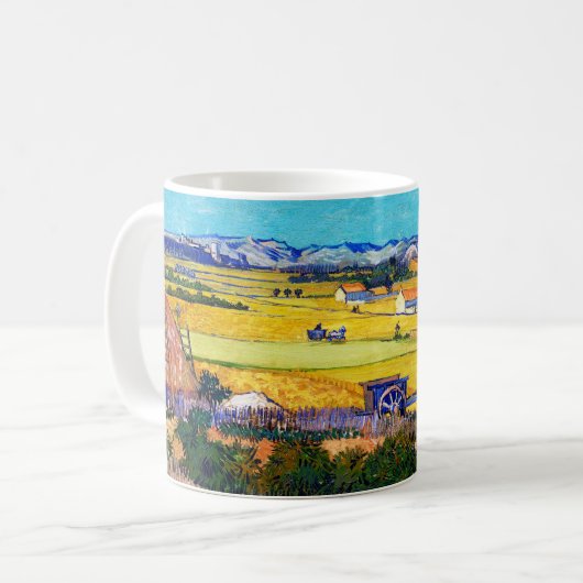 Mug Campagne d'automne, Van Gogh (Devant gauche)