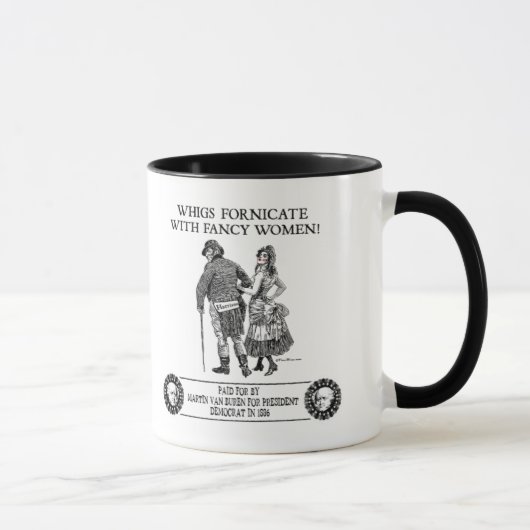 Mug Campagne de Martin Van Buren 1836 (Droite)