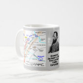 Mug Campagne de vallée de Stonewall Jackson (Devant gauche)