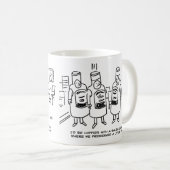 Mug Campagne de vente manquant de dignité (Devant droit)
