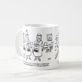 Mug Campagne de vente manquant de dignité (Devant gauche)