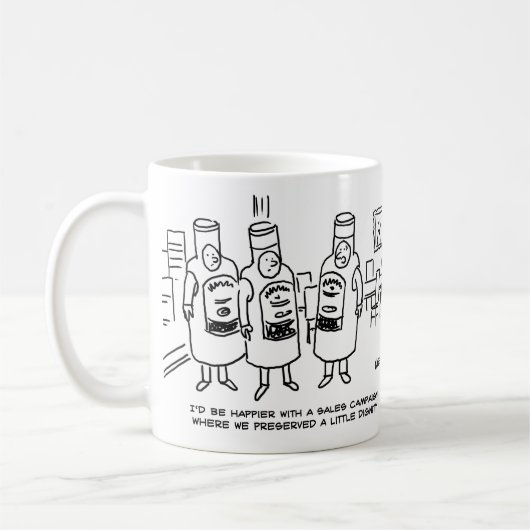 Mug Campagne de vente manquant de dignité (Gauche)