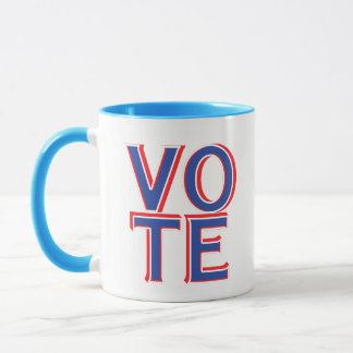 Mug Campagne électorale de la Coupe du Café Bleu
