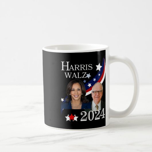 Mug Campagne électorale présidentielle de Walz 2024 Ka (Droite)