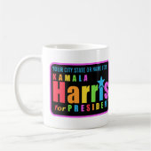 Mug Campagne politique chic Kamala Harris Pride 2024 (Gauche)