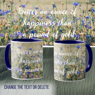 Mug Campagne rustique Champ de Cornflower