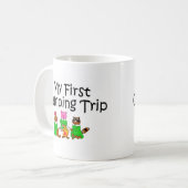 Mug Campant mes premières vacances en camping (Devant gauche)