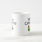 Mug Campant mes premières vacances en camping (Centre)