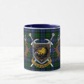 Mug Campbell Clan Badge & Tartan Highland (Centre)
