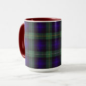 Mug Campbell de tartan d'écossais de plaid de clan (Devant gauche)