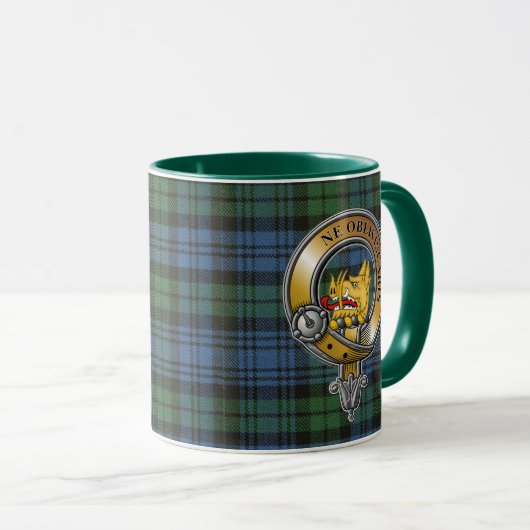 Mug Campbell Tartan & Badge (Devant droit)