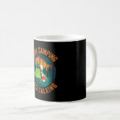 Mug Campement drôle sarcastique plus de camping moins (Devant droit)