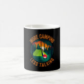 Mug Campement drôle sarcastique plus de camping moins (Centre)