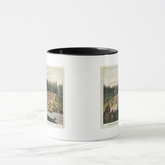 Mug Campement indien sur l'île de Quadra (Centre)