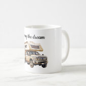 Mug Camper Adventure Vivre le rêve (Devant droit)