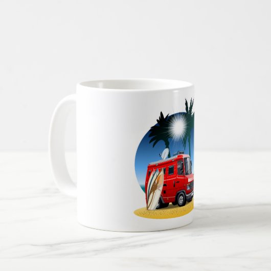 Mug Camper de dessin (Devant gauche)