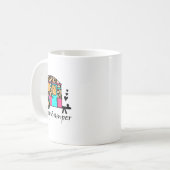 Mug Camper Happy Summer Camp Camping Leopard Funny Gla (Devant gauche)