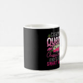 Mug Camper Queen Classy Sassy Smart Assy Camping RV Gi (Devant droit)
