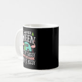 Mug Camper Queen Classy Sassy Smart Drôle Femmes Fille (Devant gauche)