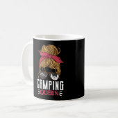 Mug Camper Tente extérieure Camping Queen (Devant gauche)