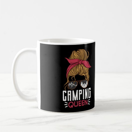 Mug Camper Tente extérieure Camping Queen (Gauche)
