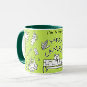 Mug "Camper très heureux" (Devant gauche)
