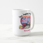 Mug Camper Vintage Pink Camper (Devant droit)