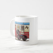 Mug Campeur de remorque de cheval (Devant gauche)