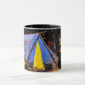 Mug Campfire, fine art painting by Tom Thomson (Centre)